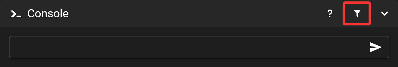 Console Command Filter