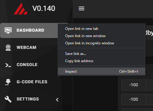 Open Developer Tools